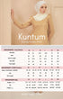 Kuntum Kurung Moden Plain | Teal Blue